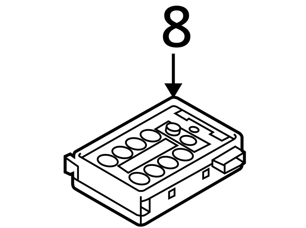 2007 BMW Z4 (E85) 3.0L FRONT WINDSHIELD RAIN SOLAR LIGHT SENSOR MODULE