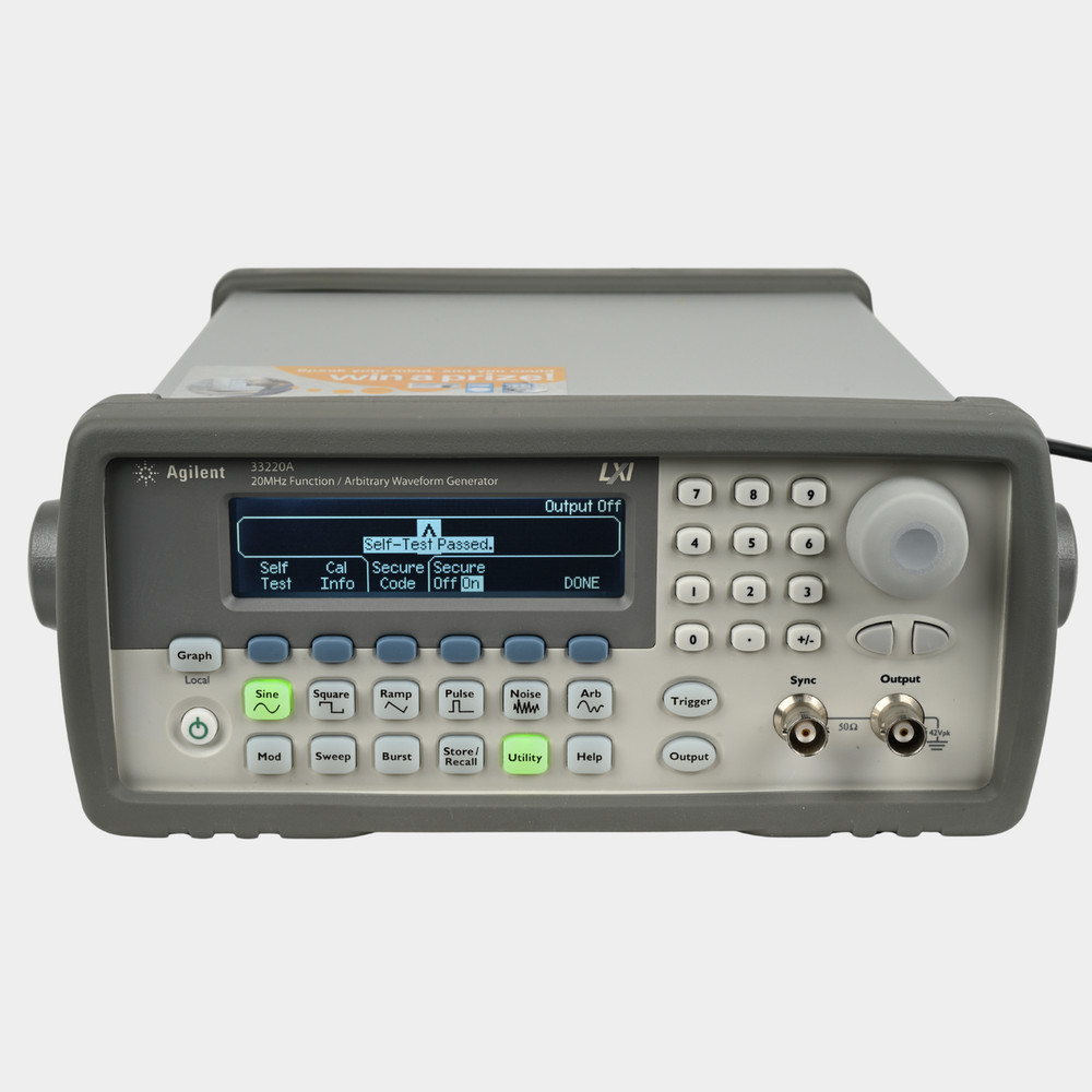 Agilent 33220A 20 MHz Function Arbitrary Waveform Generator Full CAL and TESTED