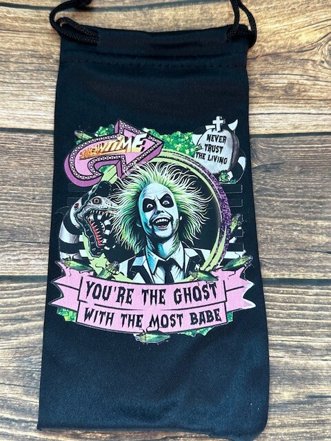 Soft Eye Sunglass Black Accessory Pouch Pull Top Ghost with the Most Beetlej RTS