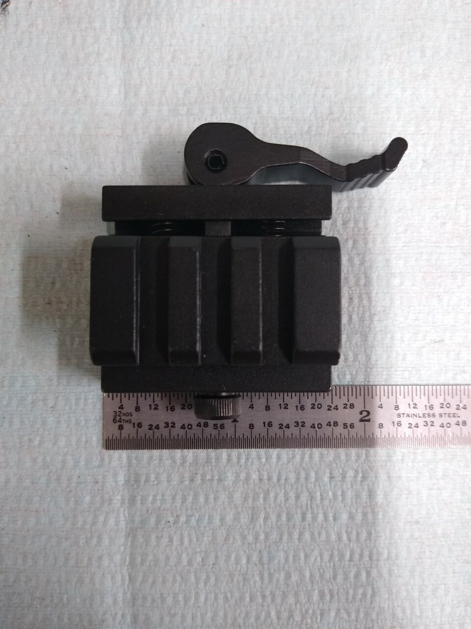 1/2"OD Steel Picatinny Rail Rifle,Shotgun,Crossbow Spike Bayonet Glass Breaker