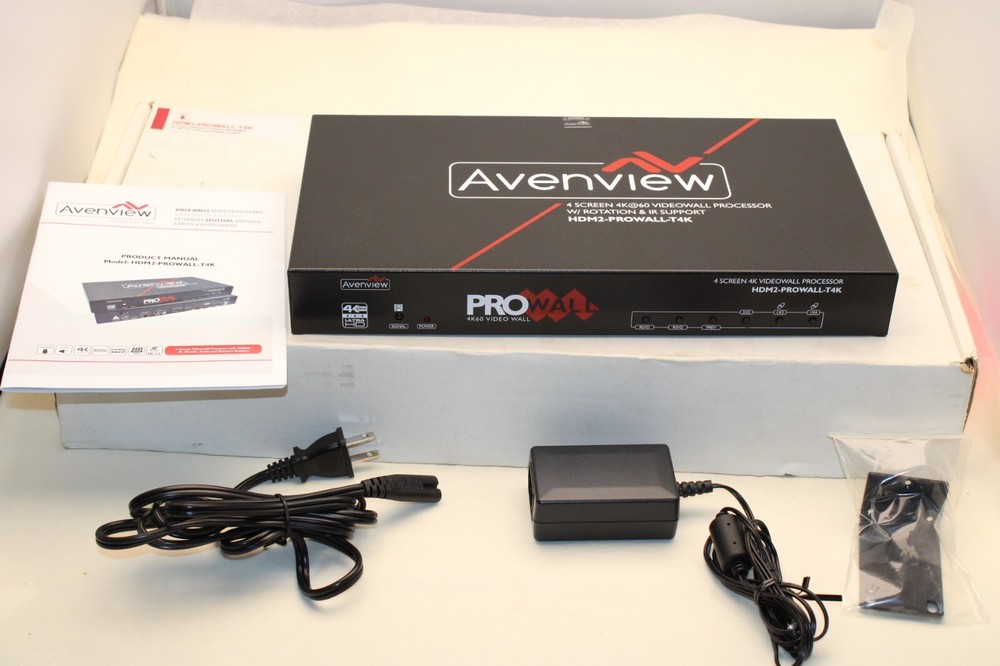 Avenview HDM2-PROWALL-T4K 4K 4-Display Video Wall Processor w/Rotation