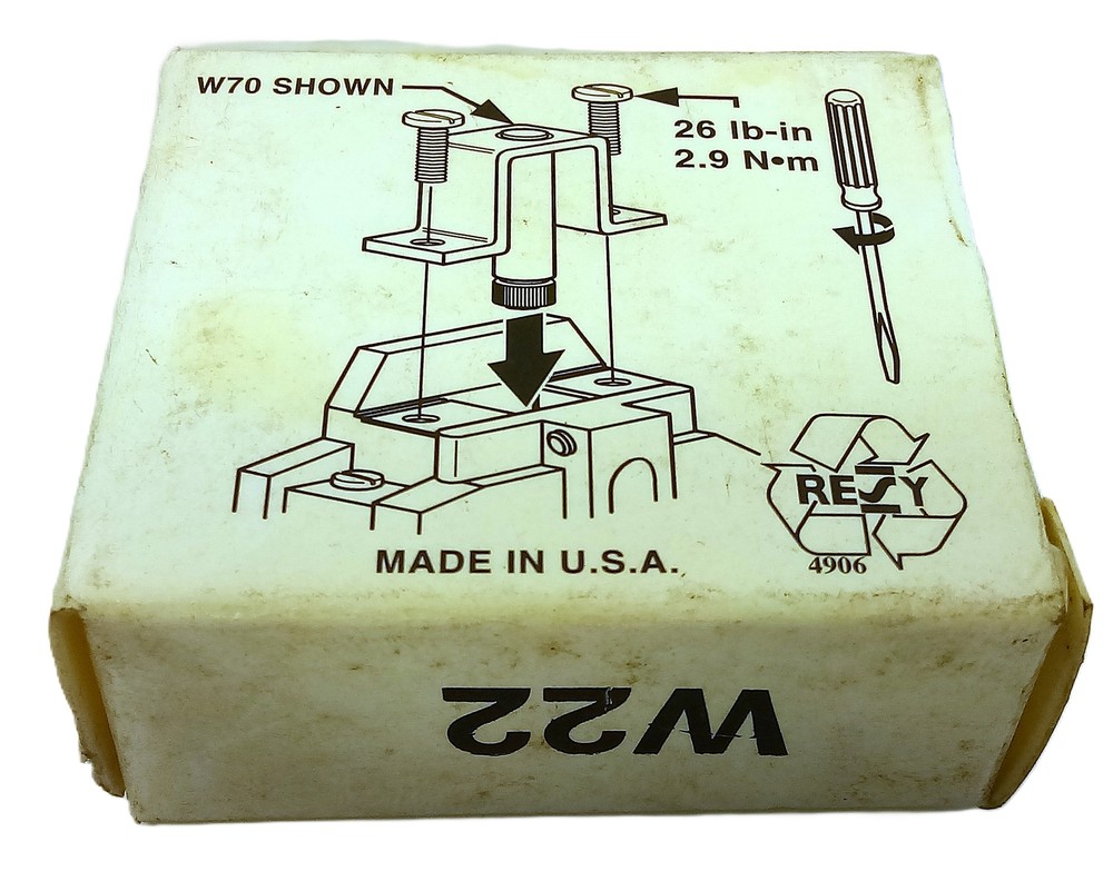 Allen-Bradley W22 Class 20 Heater Element for Eutectic Alloy Type Overload Relay