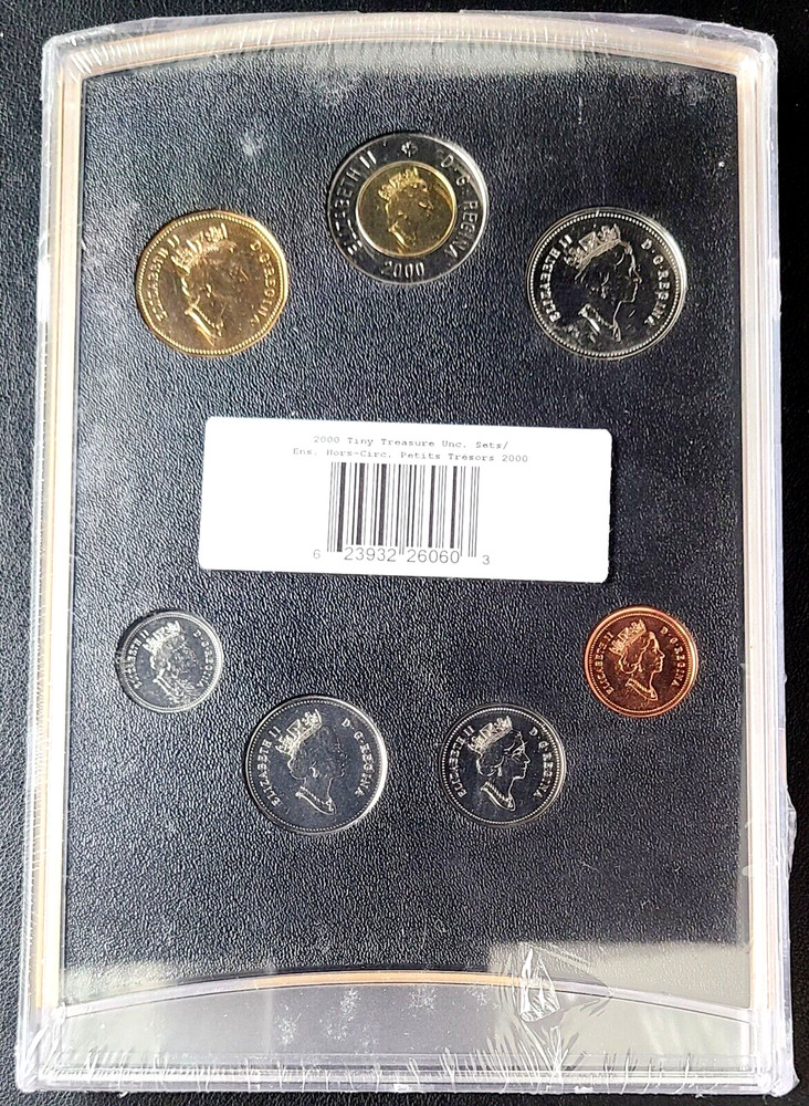 2000 Canada Tiny Treasures Uncirculated Coin Set - Mint Condition - SEALED