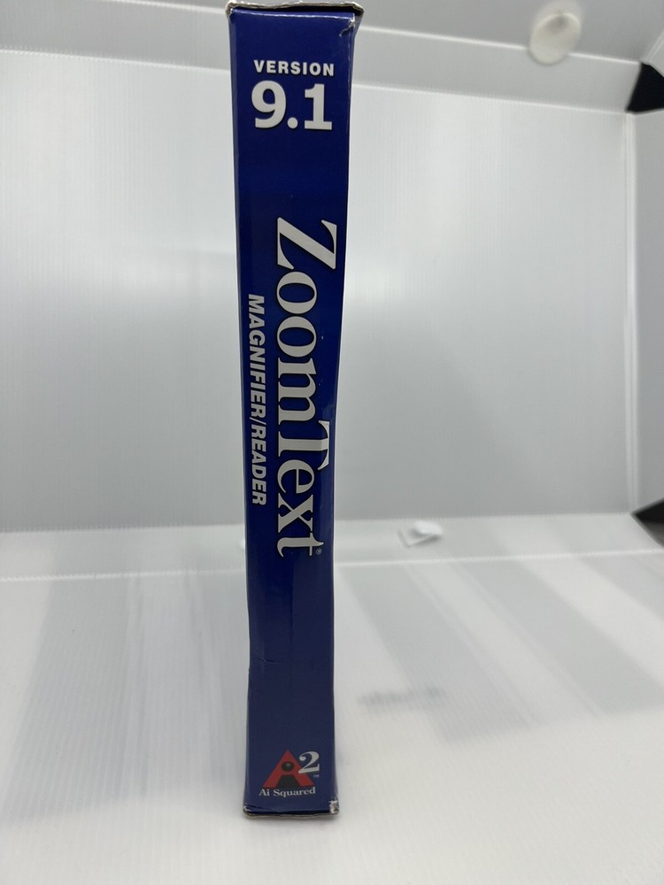 ZoomText Magnifier Reader Version 9.1 For Windows Vista,XP or 2000- Open Box