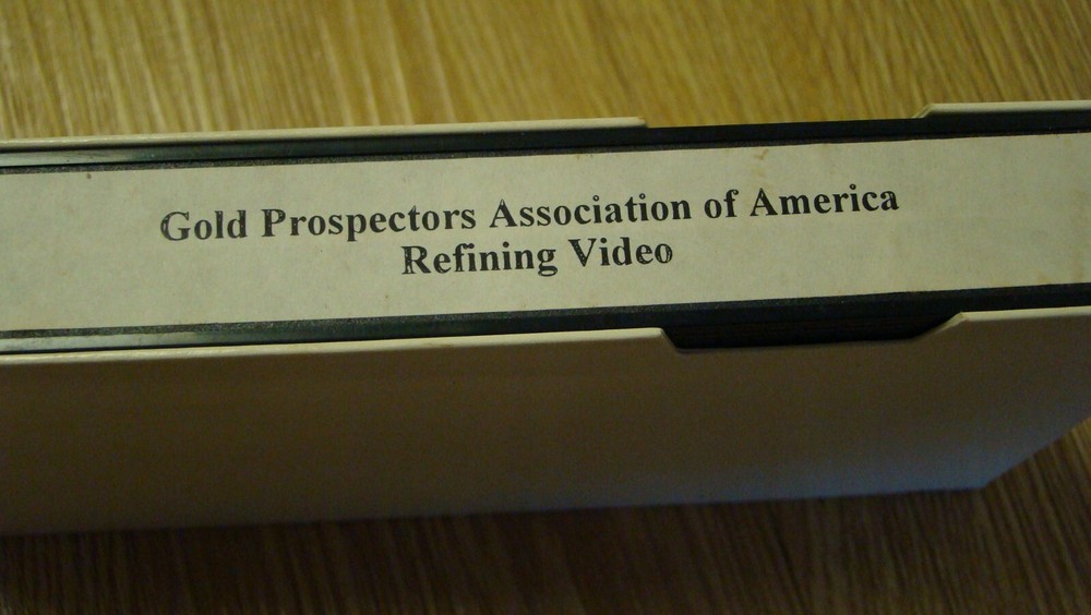 GPAA Gold Mining VHS Video Tape (GOLD) REFINING VIDEO