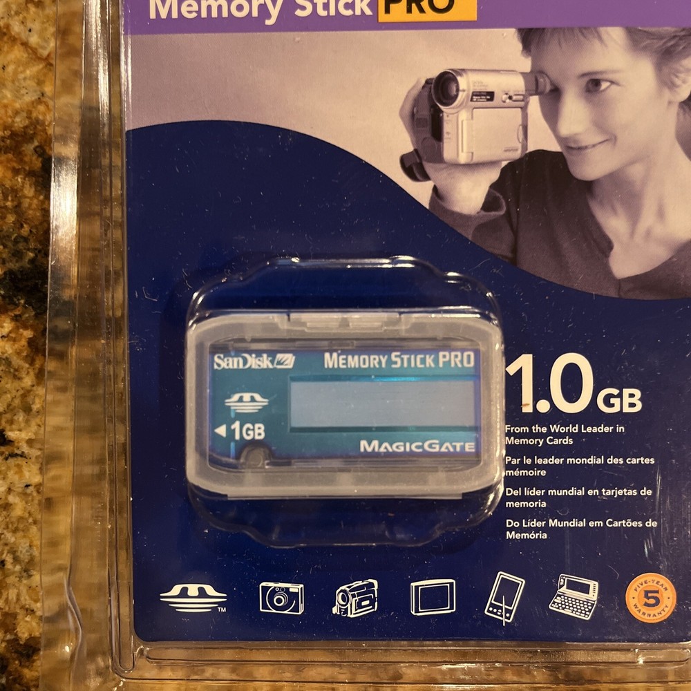 SanDisk 1 GB Memory Stick Pro (SDMSV-1024-A10)