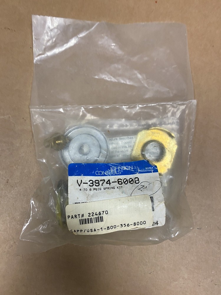 Johnson Controls V-3974-6008 Spring Kit New