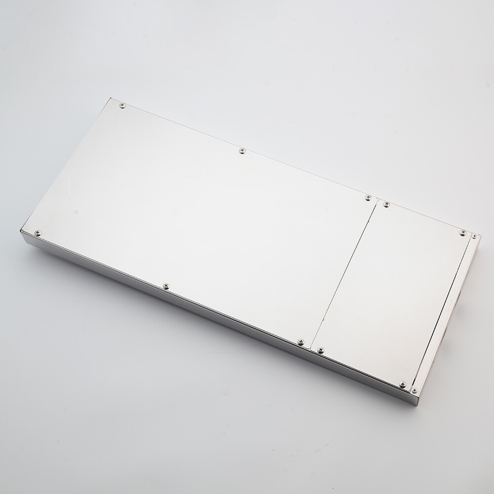 22" Chrome LED Shower Head Rectangular Rainfall/Waterfall Spout Faucet Mixer Tap