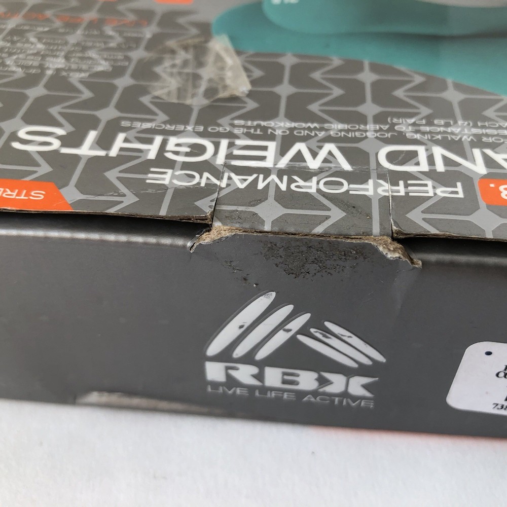 RBX (2 lb) Performance Hand Weights (2 Pack) Soft Contoured Grip RBX-SC1002E EX