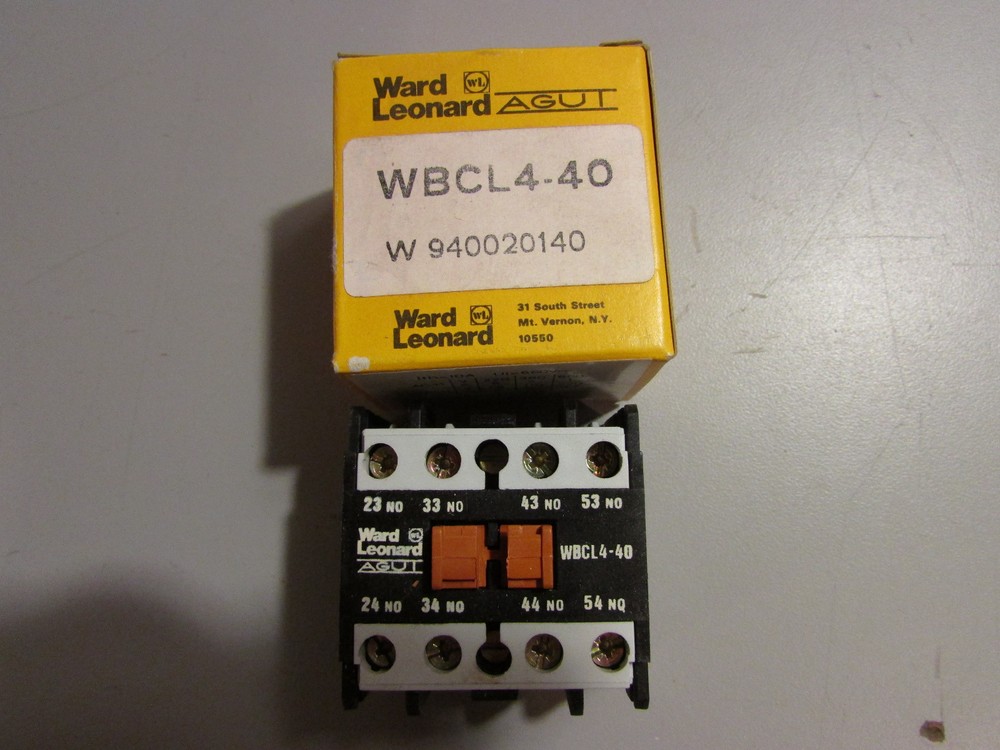 Ward Leonard Agui WBCL4-40 Contact Block