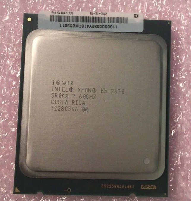 Intel SR0KX E5-2670 20M Cache, 2.60 GHz, 8.00 GT/s Processor