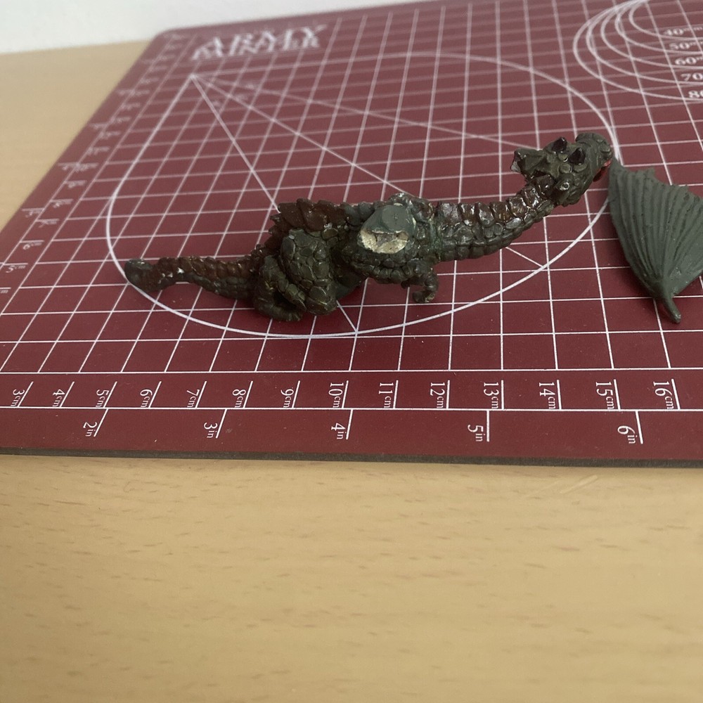 Vintage Dragon Large Metal Miniature