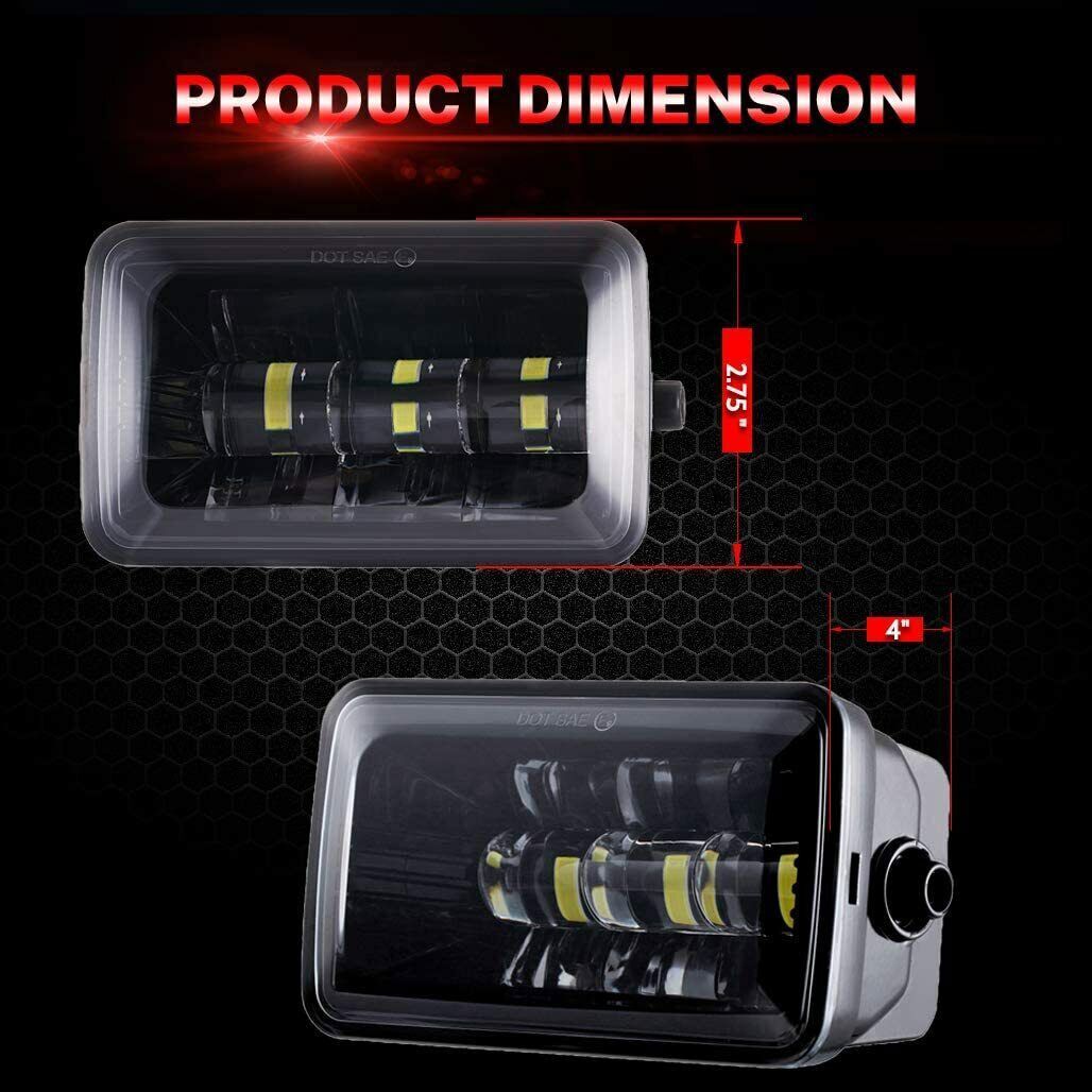 LED Driving Fog Lights Lamps Assembly for 2015-2020 Ford F150 2017-18 Super Duty