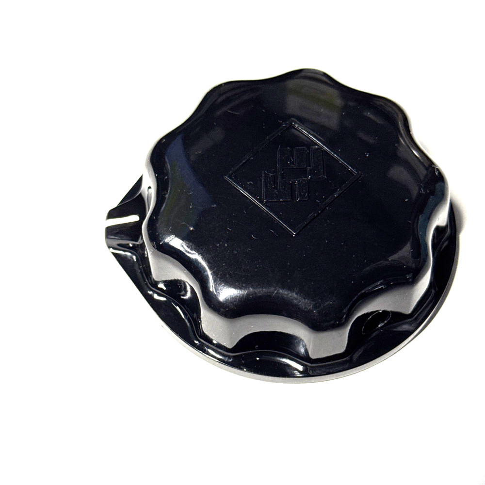 one black  large knob OD 2-7/8 inch for 6 mm shaft  OD=78  mm  USED