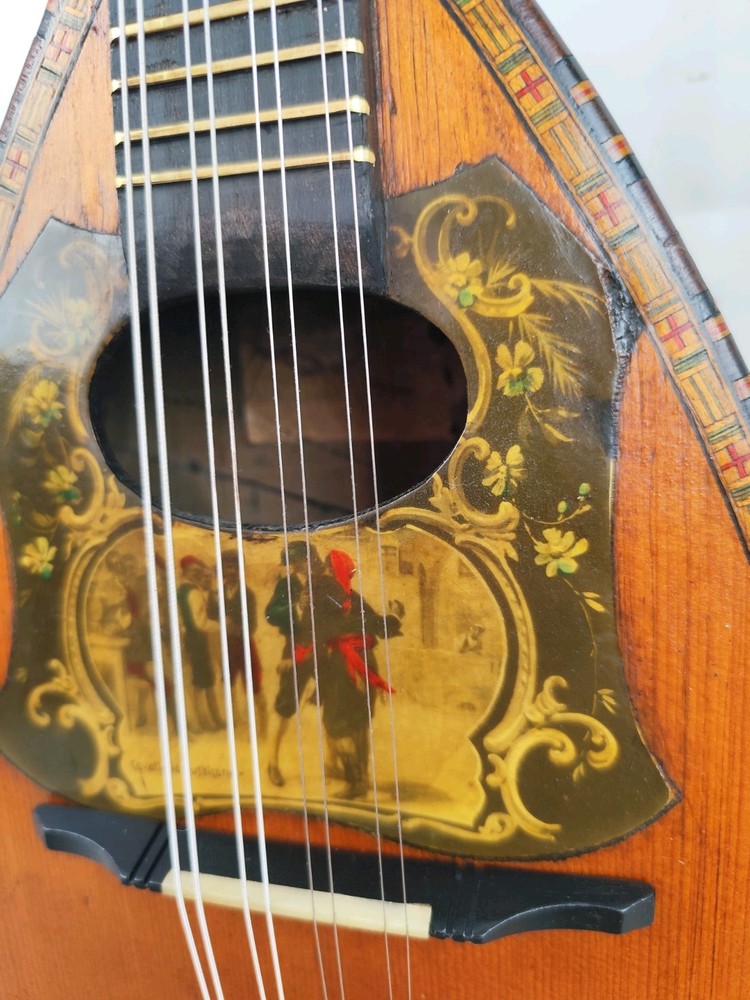 Luigi Cavani 1890 Voghera 4/4 Mandolin 曼陀林 만돌린マンドリン Rustic Cavalry