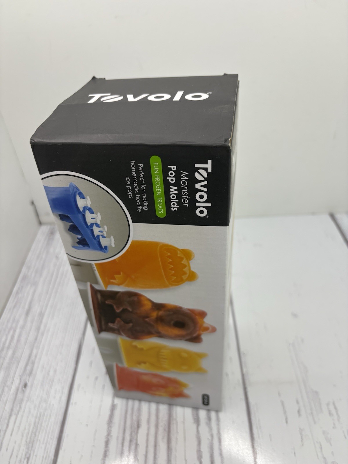 Tovolo Monsters Pop Molds Popsicles Silicone Halloween Novelty Horror Set of 4