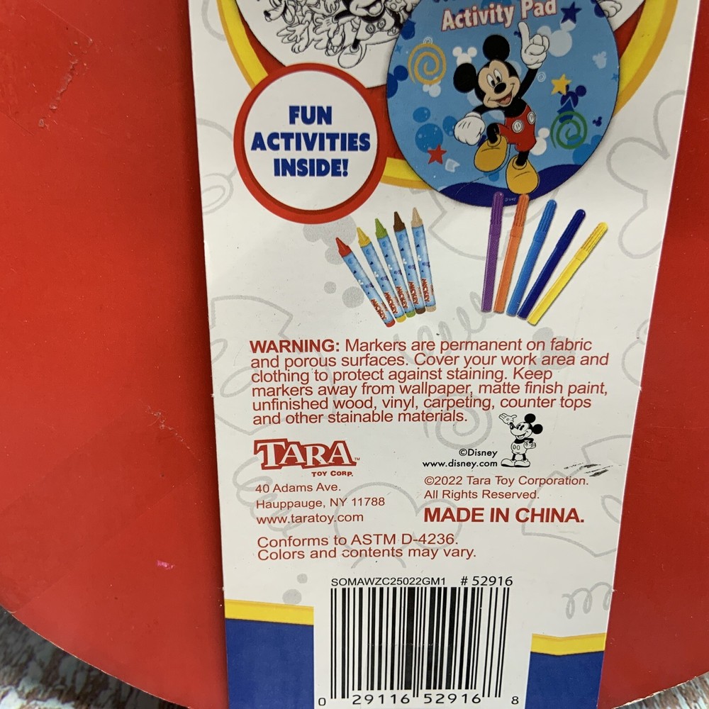 Disney Junior Mickey Mouse 33 Piece Activity Art set