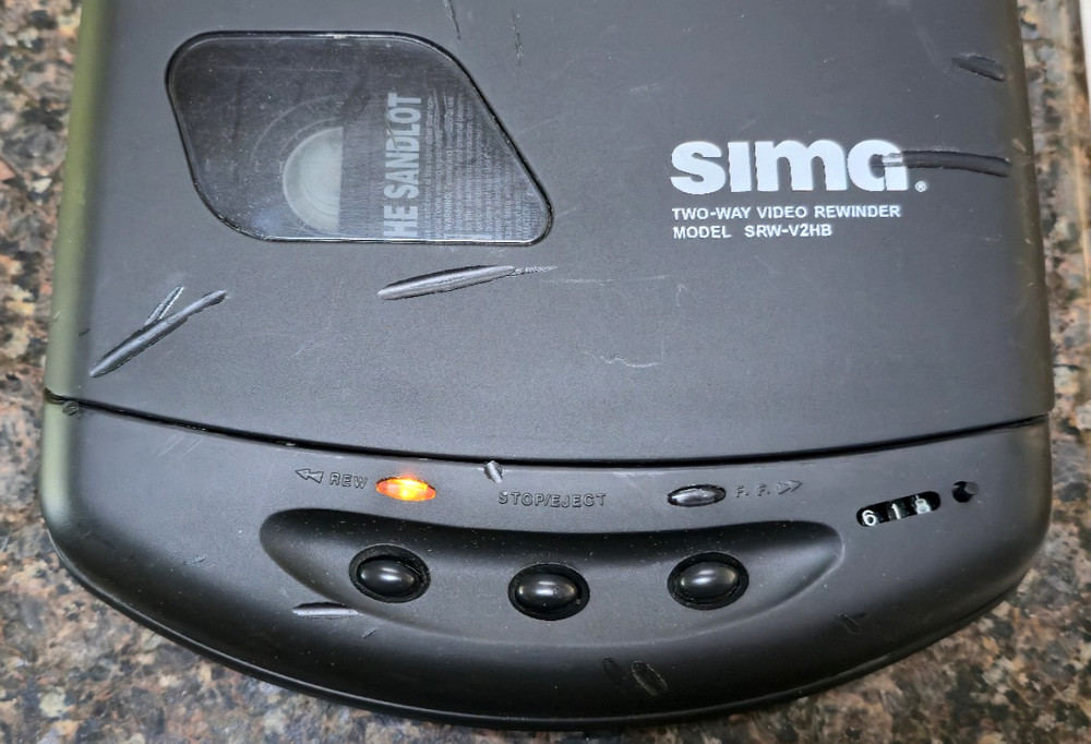 SIMA Two-Way Video Rewinder Model SRW-V2HB - WORKING