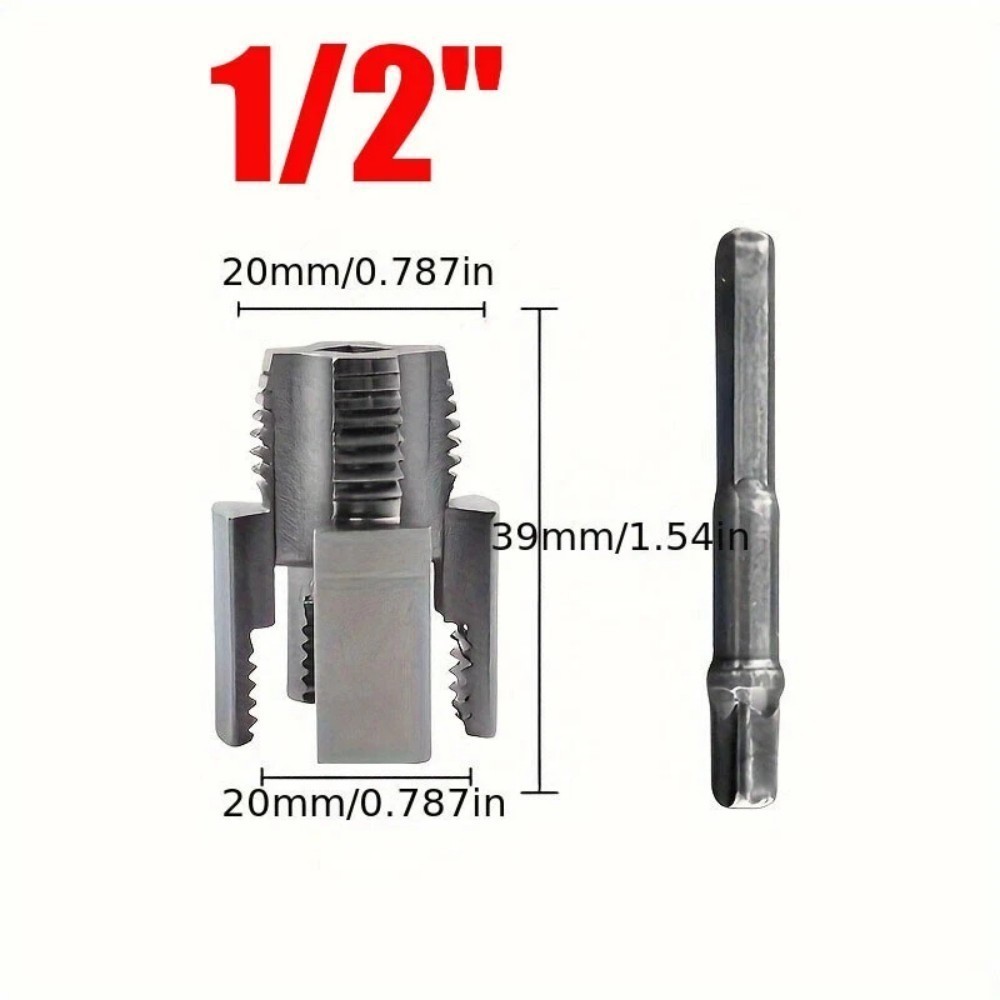 US PVC Pipe Threader Kit – All-in-One Tool for Internal and External Threading%%