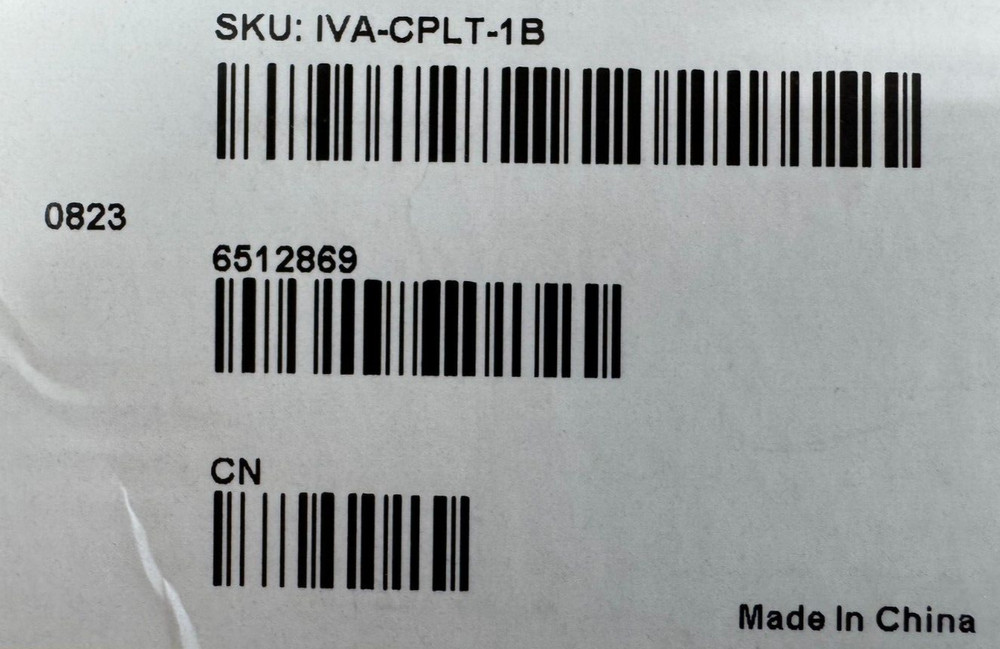 Crestron IVA-CPLT-1B 1 Beyond Camera Ceiling Plate 6512869