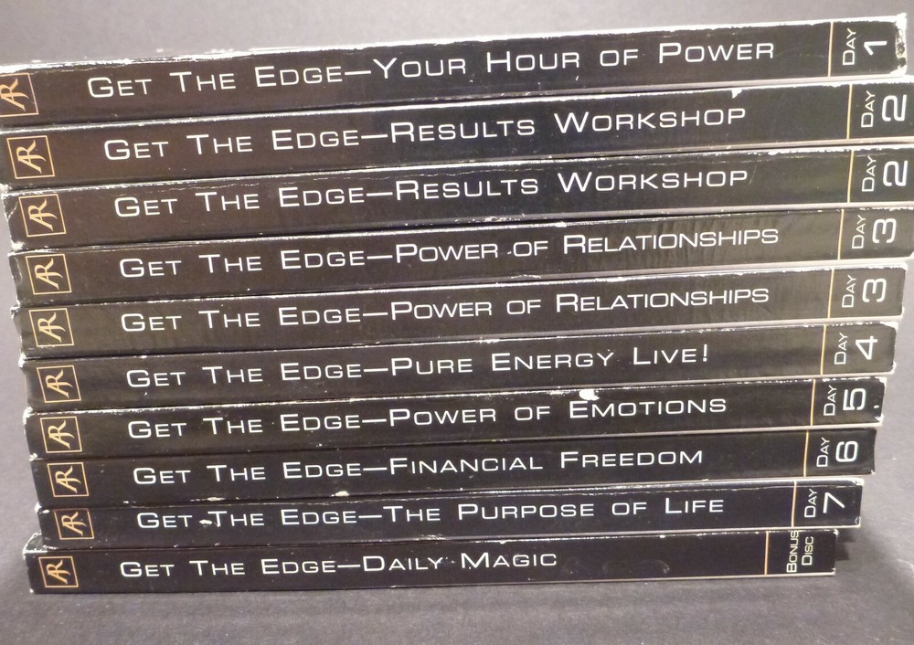 Anthony Tony Robbins Get The Edge & Personal Power CD Complete Sets