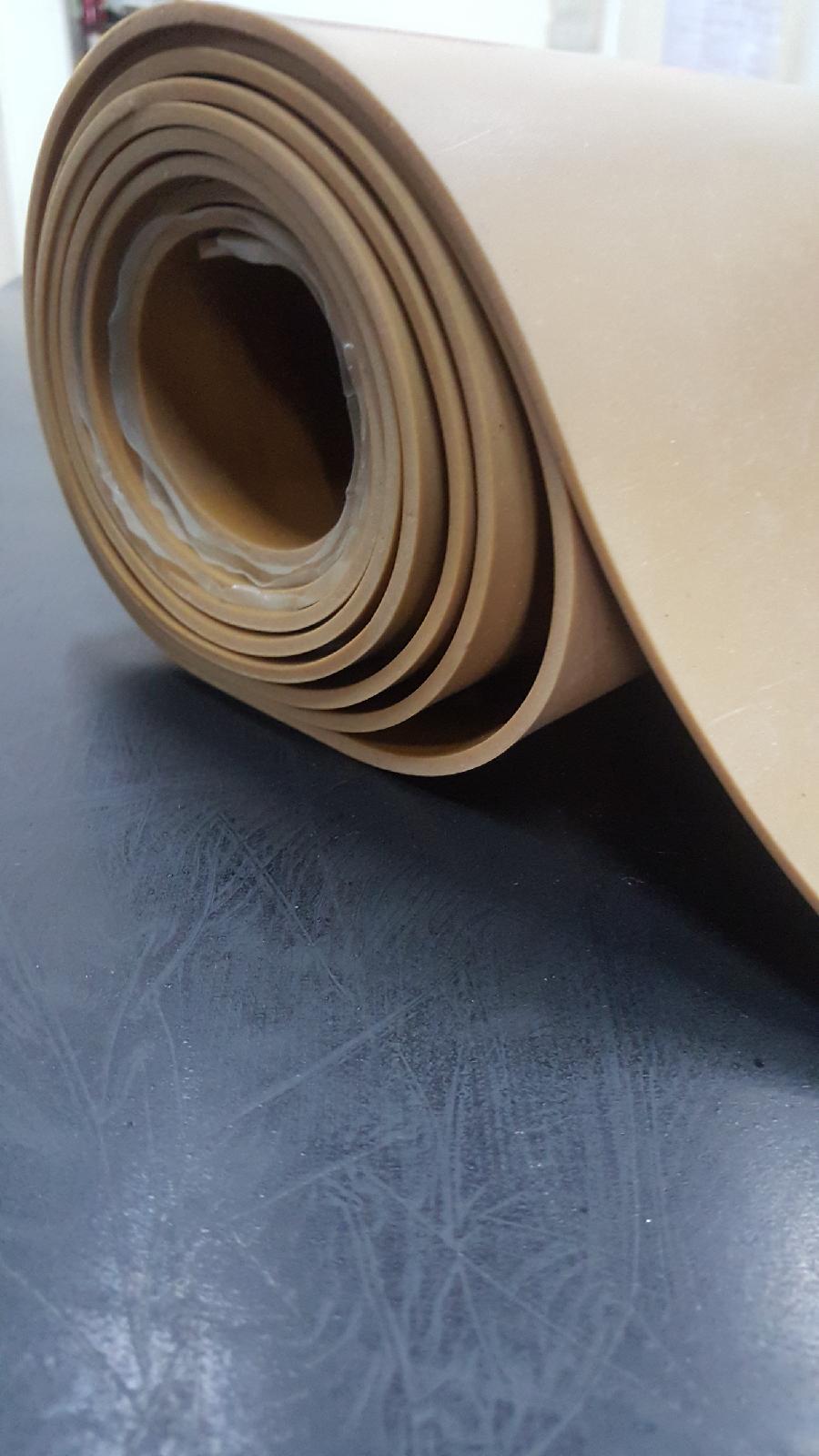 TAN GUM RUBBER 1/4X 36" FREE SHIPPING