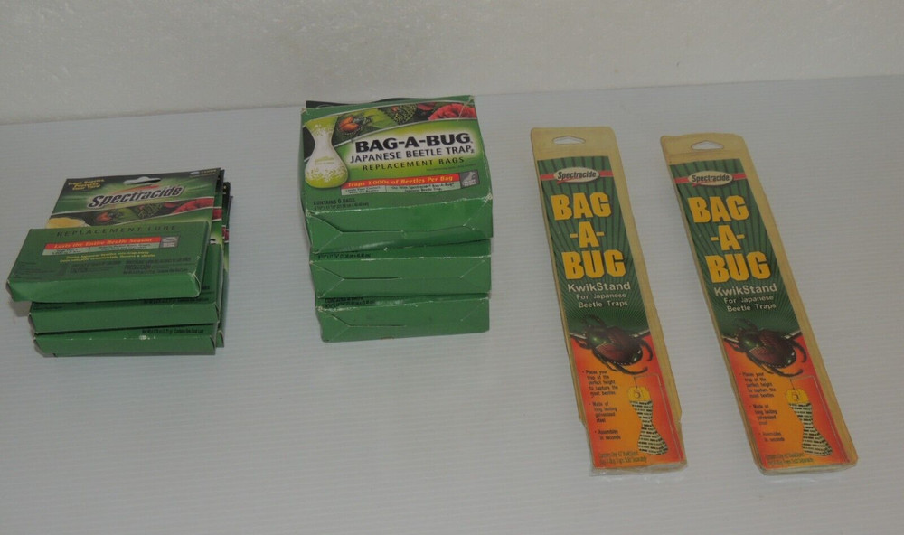 Spectracide Japanese Beetle Trap Bag A Bug Replacement Lure Bait 9 PC