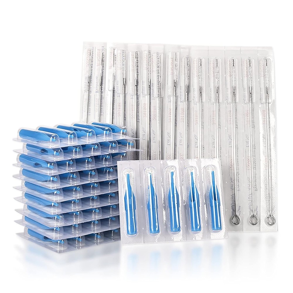 100pcs Sterile Tattoo Needles Assorted Tips