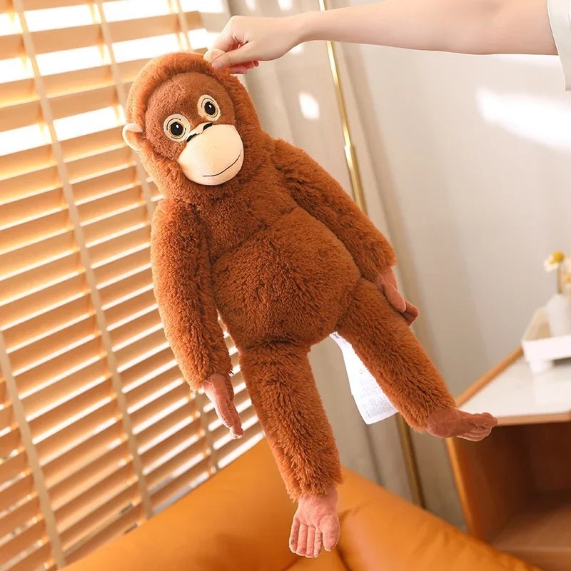 Punch Orangutan Djungeskog Brown Ikea Plush 26in Punch Monkey Plush