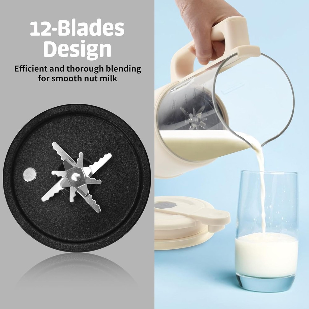 40oz Plant-Based Milk Maker with One-Touch Program and Self-Clean Feature