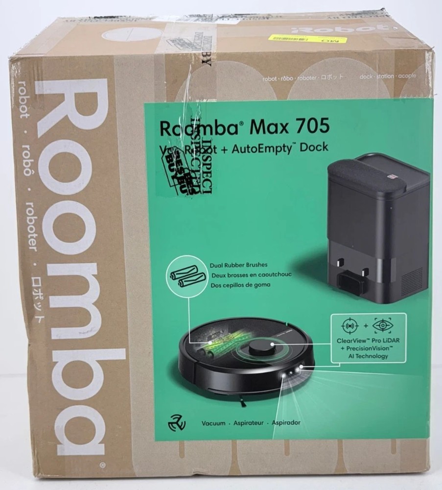 iRobot - Roomba Max 705 Vacuum + AutoEmpty Dock - Pre-Owned