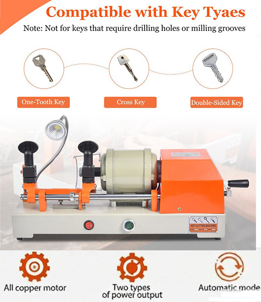 Key Cutting Duplicating Machine Cutter Key Copier Locksmith Tools