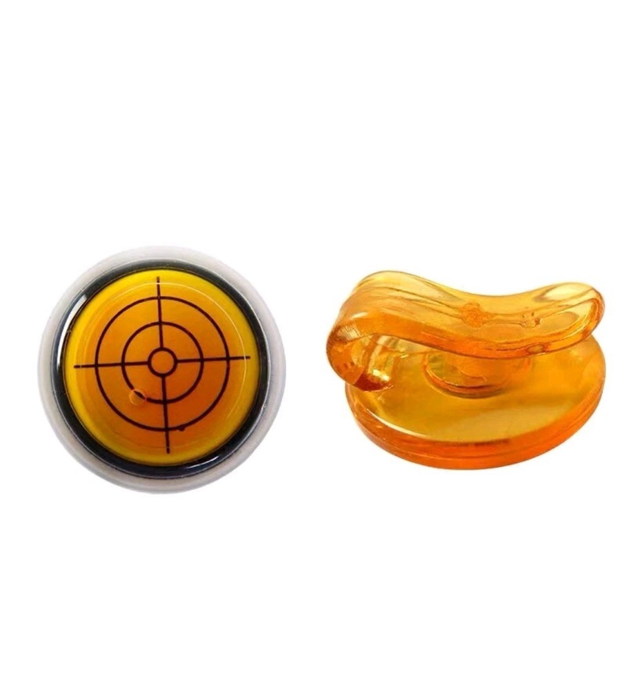 1 piece Golf Ball Marker Round Level Cap Clip Mark with Level Function