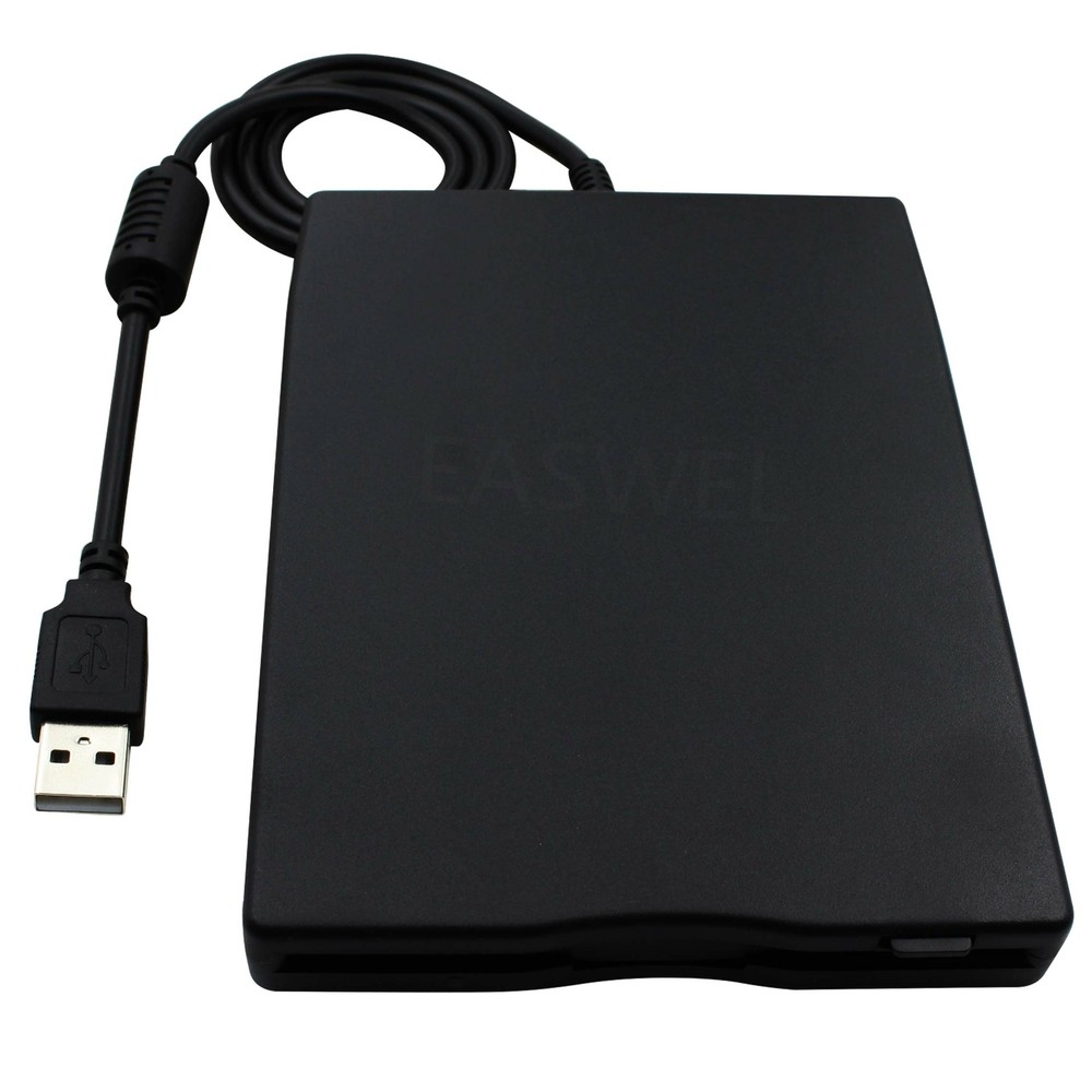 3.5" 1.44MB USB Slim External Floppy Disk Drive Reader for Laptop PC Computer US