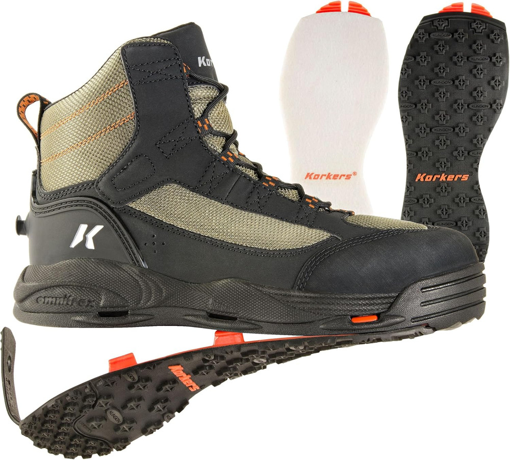 Greenback Wading Boots - Packed with the Essentials - Includes Interchangeable F