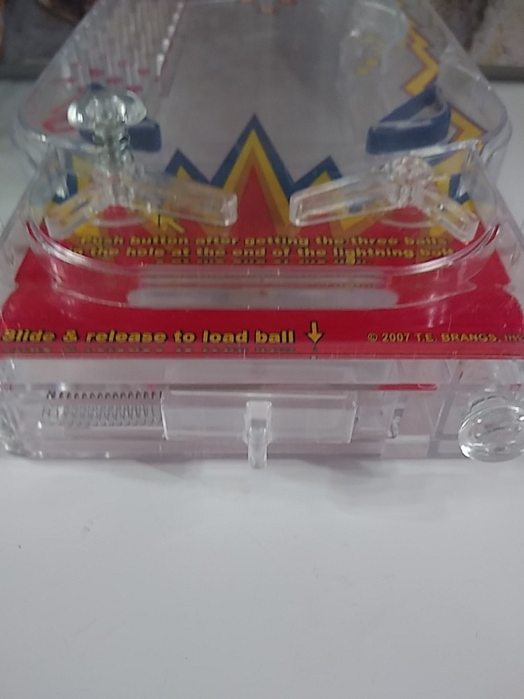 Miniature Pinball Machine TE Brangs 2007 Tabletop Toy
