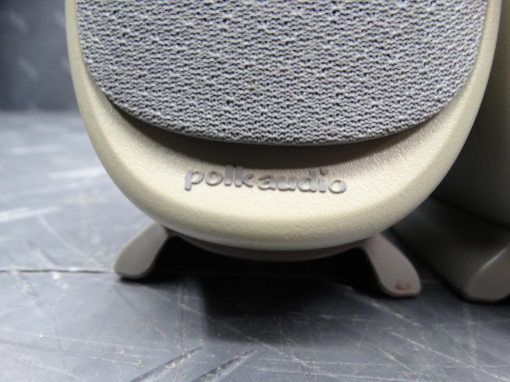 Polk Audio Computer Speakers Retro Wired Left & Right Desktop