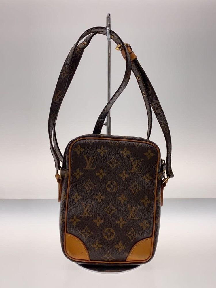 LOUIS VUITTON Shoulder Bag Amazon Monogram Canvas PVC BRW Total Pattern Used