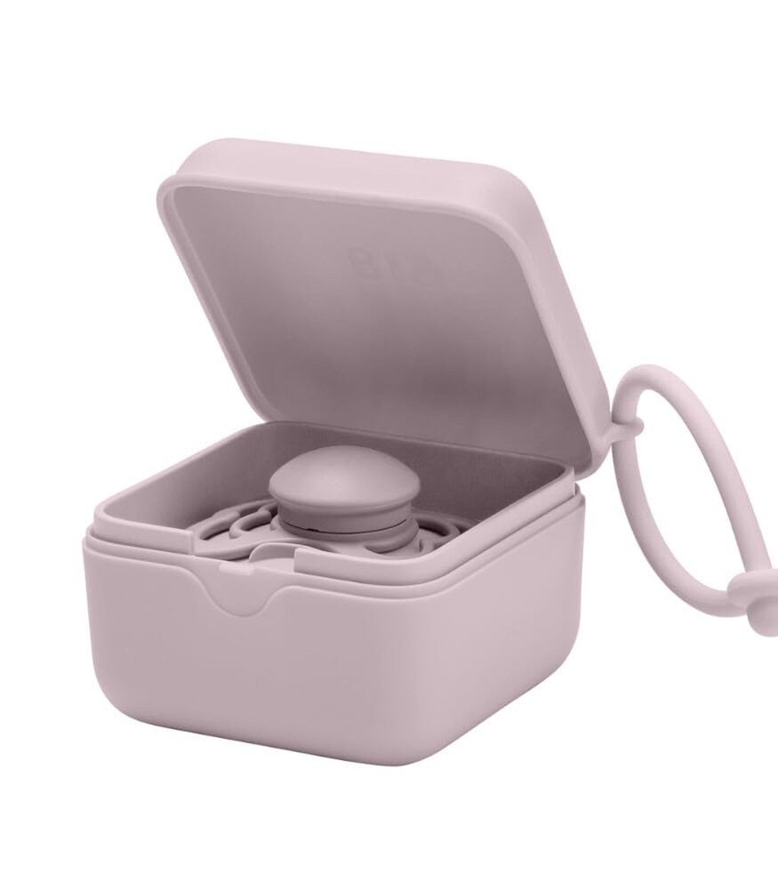 BIBS Pacifier Box, Dusky Lilac