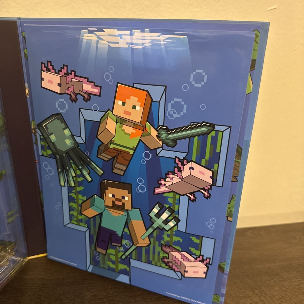 MINECRAFT COLORING SET. NEW