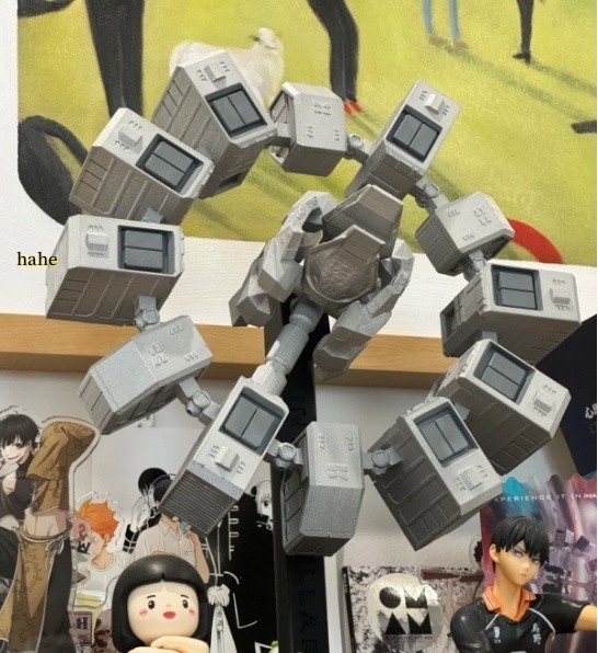 Interstellar Endurance Space Station Rotatable Model Ornament 3D Printed Model