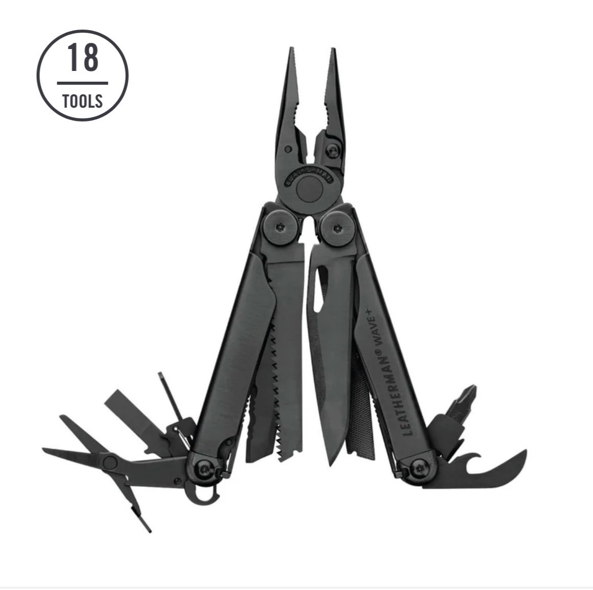 Leatherman Wave Plus 832531 Multi-Tool 18-in-1 Function Nylon Stainless Steel