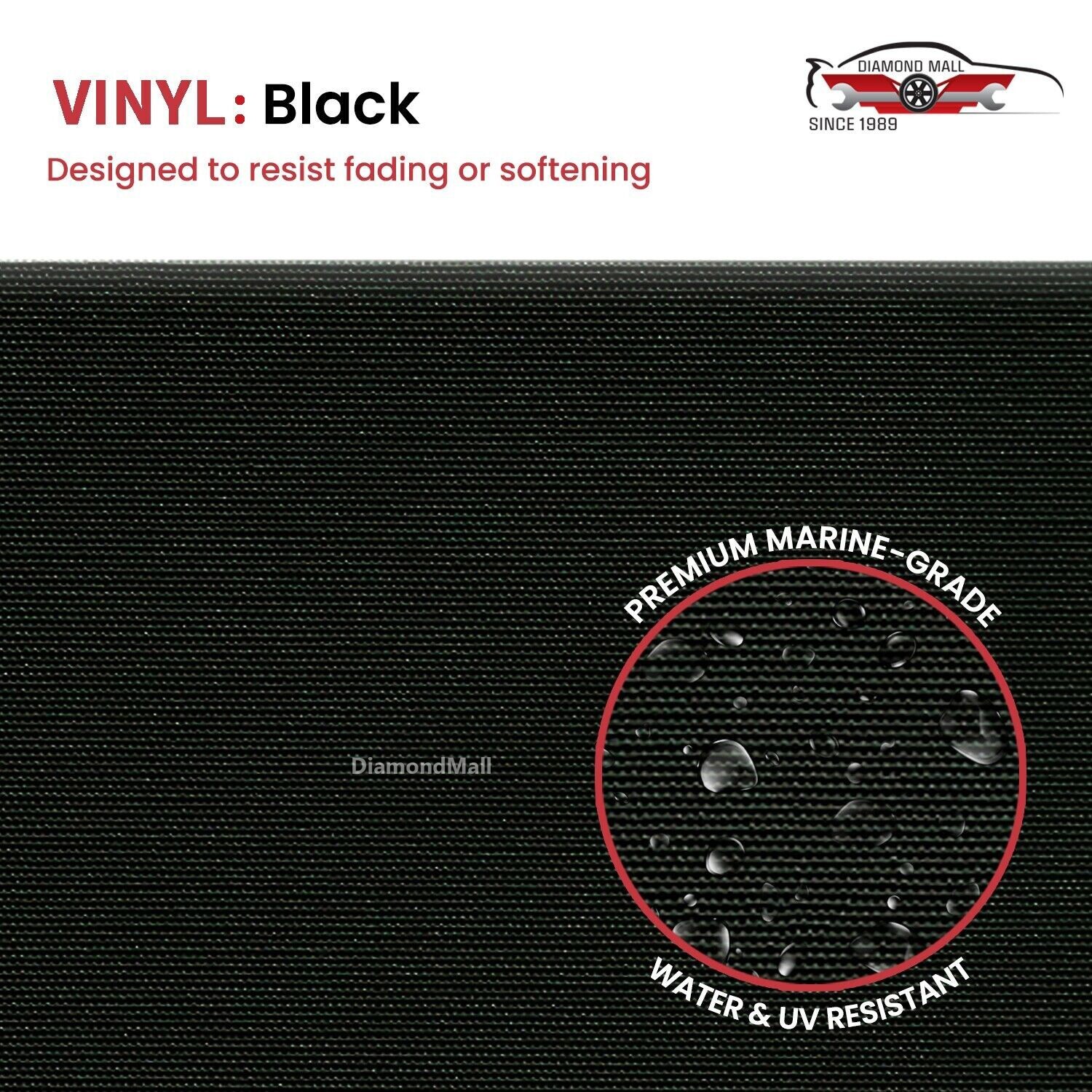 Convertible Soft Top for 1990-2005 Mazda Miata w/DOT Plastic Window Cabrio Vinyl