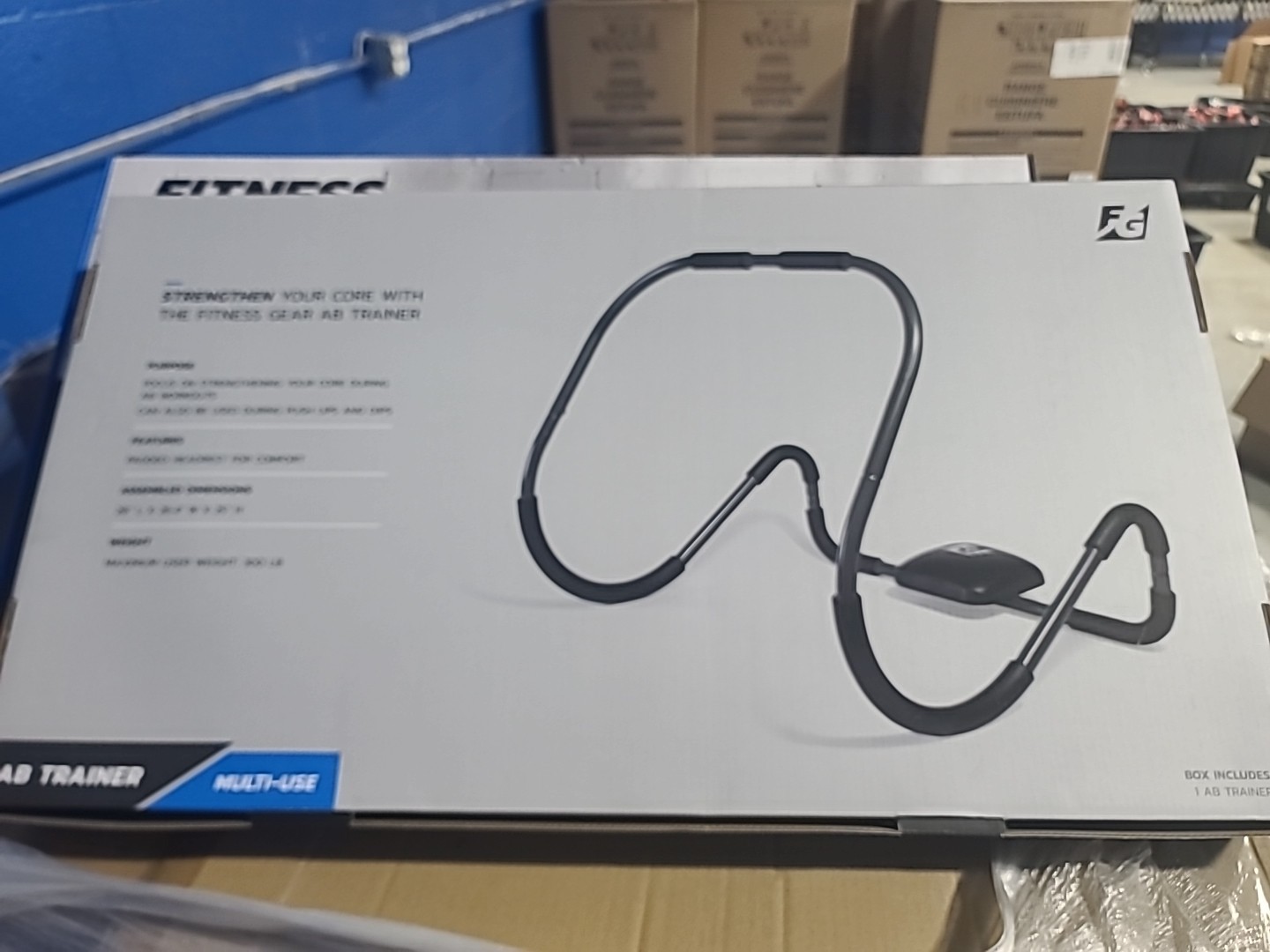 Fitness Gear Ab Crunch Trainer - Multi Use Core & Abdominal Workout Machine