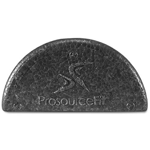 High Density Half Round Foam Roller Black 12" X 3"