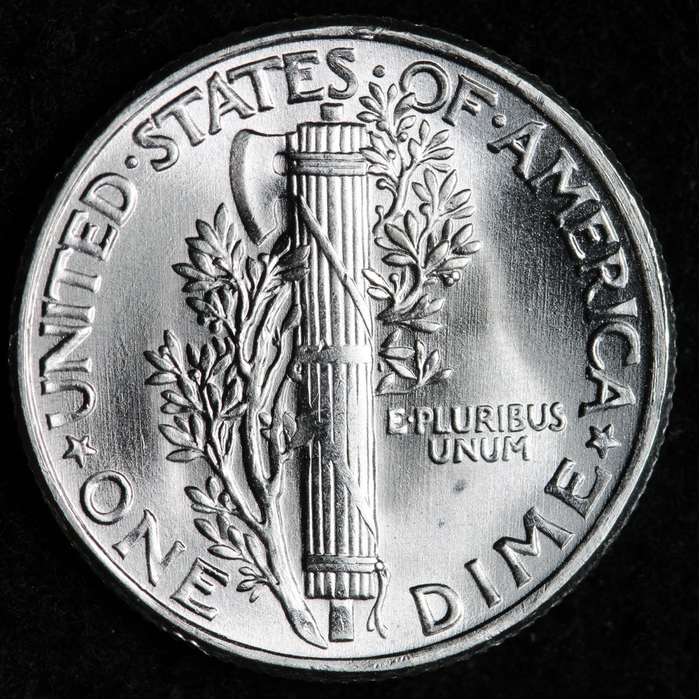 1944 Mercury Silver Dime BU *UNCIRCULATED* MS E255 IVL