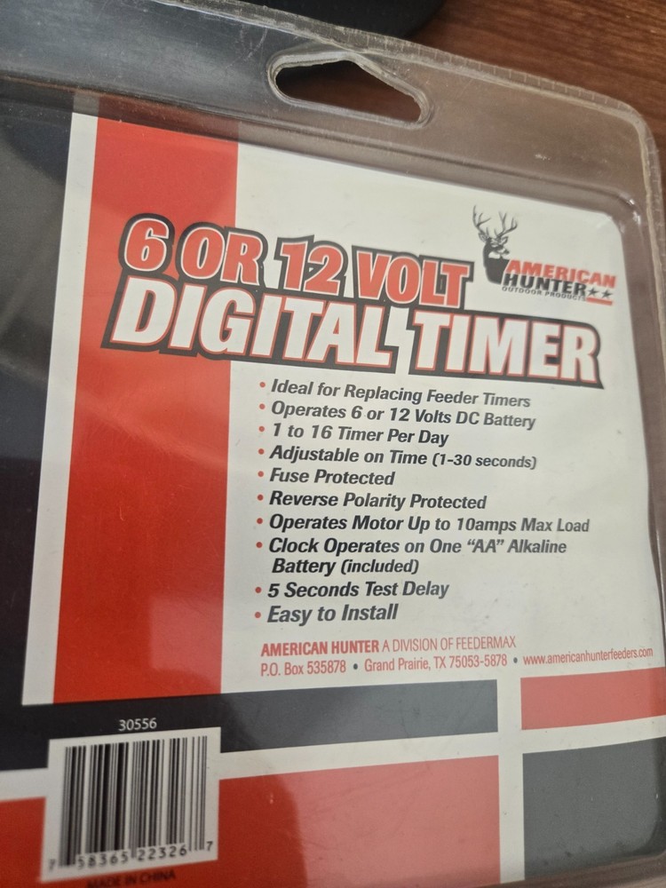 American Hunter 6 or 12 Volt Digital Timer