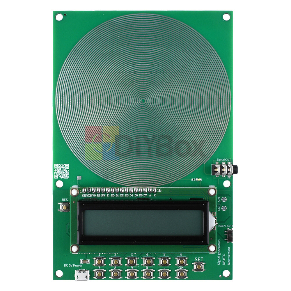 Schumann Wave Generator Adjustable 0.1HZ~30KHZ Sine+Square+Inverted Square Wave