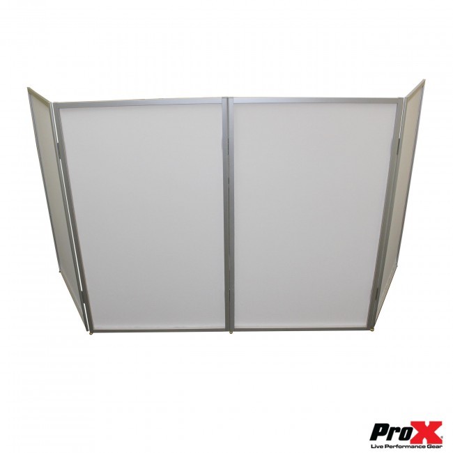 Pro X XF-5X3048S 5 Panel Silver Frame DJ Facade w/Stainless Quick Release
