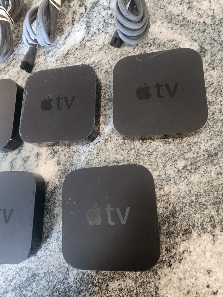 Apple TV Bundle Three Model A1469 Two Model A1427 Three Universal Chargers